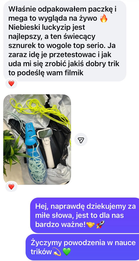 Zrzut ekranu od klienta